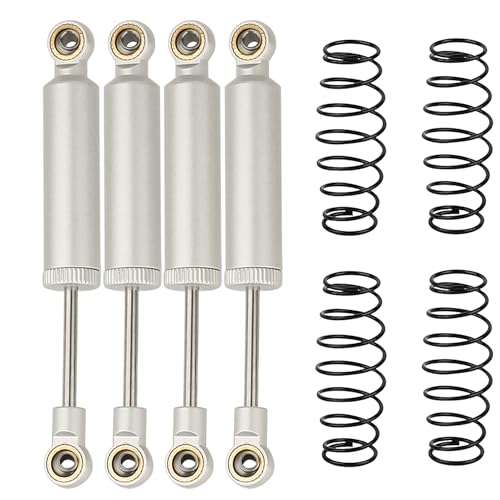 Shock Absorber Damper Internal Spring Built-in Spring For 1/10 RC Crawler Axial SCX10 I II III RBX10 Wraith TRX4 MST Redcat (silver, 90mm) - color: silver, size: 90mm