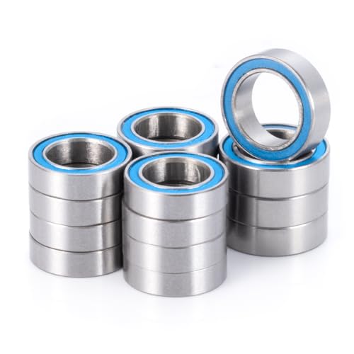 16 Pcs Rubber Sealed Bearings Kit for Arrma 1/18 Granite Grom Mega | RC Car Upgrade Parts Steel Bearings