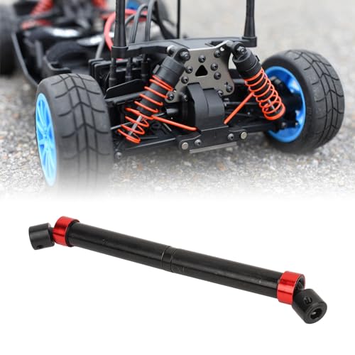 RC Car Drive Shaft Parts, 143 220mm RC Steel Drive Shaft Metal Drive Shafts Front Drive Shaft Set Accessory for Axial SCX10 90046 CC01 1/10 RC Car Crawler (Black)