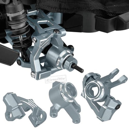 RC Upgrade Parts for Mini Slash 4X4,Mini Rally VXL Ford RS200(#108164-1#108046-1),RC Driveshafts CVD,A Arms,Caster Block Set,Steering,Turnbuckles Links,Dirt Resist Guard Cover,Titanium - color: Titanium(1set)
