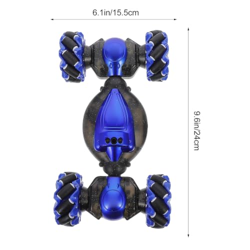 HOMSFOU 1/18 Mini Rc Stunt Car with Gesture Induction and 4-Wheel Drive, Long-Range Remote Operated Off-Road Vehicle Over 6 Years Old, Plastic Sturdy Design Random Color