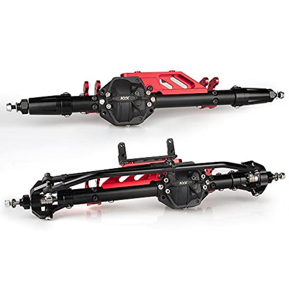 KYX Racing Alloy Front & Rear Axles Upgrades Parts Accessories for 1/10 RC Crawler Car Axial Wraith RR10 90053