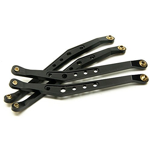 8Pcs Lower & Upper Suspension Link Linkage Set for 1/10 Axial Wraith 90018 | Aluminum Alloy,Length (center distance between two holes):123mm,3mm Ball End Hole