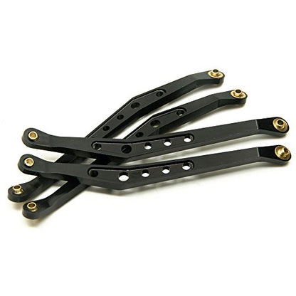 8Pcs Lower & Upper Suspension Link Linkage Set for 1/10 Axial Wraith 90018 | Aluminum Alloy,Length (center distance between two holes):123mm,3mm Ball End Hole