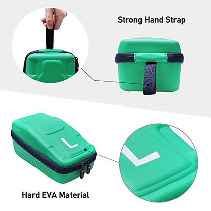XANAD Hard Case for Nintendo Switch Mario Kart Live: Home Circuit Mario Set Luigi Set- Green Storage Bag - color: Green