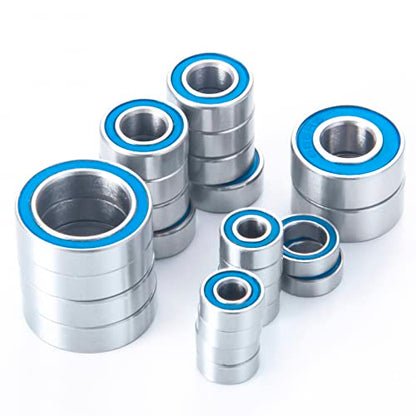 24Pcs Sealed Steel Complete Bearing for Team Associated RC10 B6.1 | 1/10 RC Crawler Car