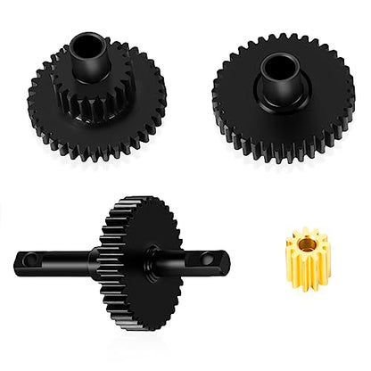 Steel Transmission Pinion Gear Set for TRX4M Defender, Bronco, K10 High Trail, F150 1/18 RC Crawler Car Upgrade Parts - style: 9.7:1