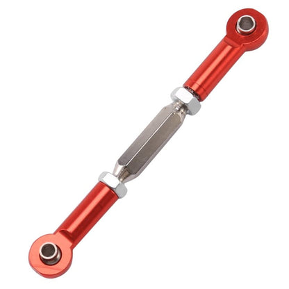 Aluminum Turnbuckles Camber Link Rod Ends Sets for 1/10 Slash 2WD 4X4/Hoss 2WD 4X4/Rustler 2WD 4X4/Stampede 2WD 4X4 Upgrade Parts RC Truck 7pcs/Set(Red)