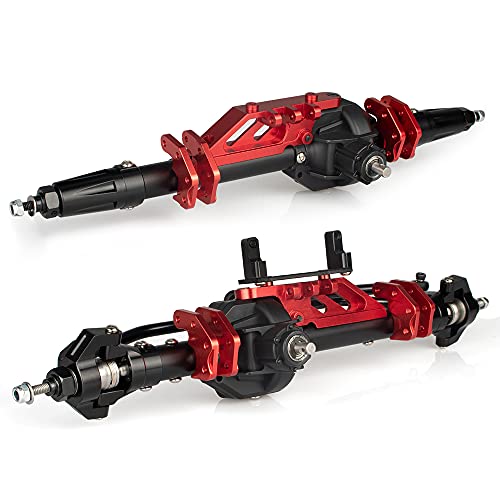 KYX Racing Alloy Front & Rear Axles Upgrades Parts Accessories for 1/10 RC Crawler Car Axial Wraith RR10 90053
