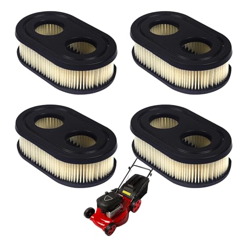 4PCS 593260 Air Filter Replaces 798452 334404, Air Cleaner Cartridge Filter, Lawn Mower Air Cleaner Replacement Filters for 550E 09P702 500EX 550EX 575EX 09P00 5432 5432K 4247 Series Engine