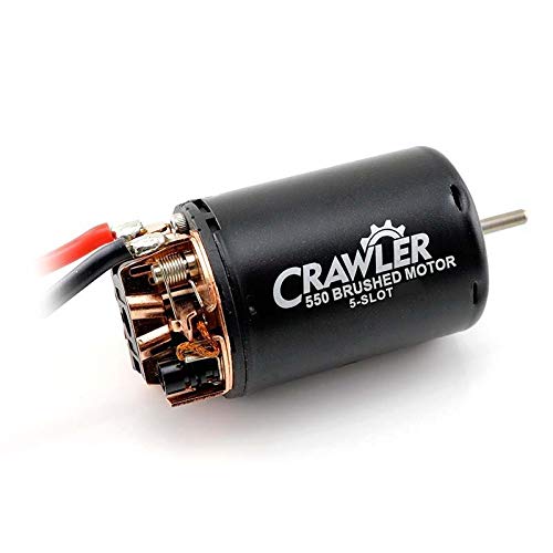 550 5-Slot Brushed Crawler Motor, Waterproof - 10T