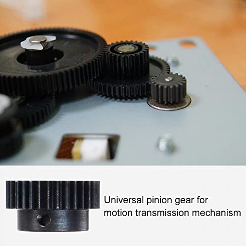 uxcell 1Mod 32T Pinion Gear 6mm Bore Hardened Steel Motor Rack Spur Gear with Step for RC Car Truck Buggy Gear Drive, 2 Set