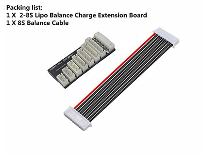 Lipo Battery Balance Board 2-8S Charge Board Extention Expansion Board Adapter Converter for XH Connector Balance Board