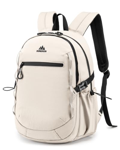 40x30x15cm Personal Item Bag 16x12x6 Travel Backpack Flight Approved with Anti-Theft Pocket Water-resistant Casual Daypack for Weekender Business Hiking,White - color: White