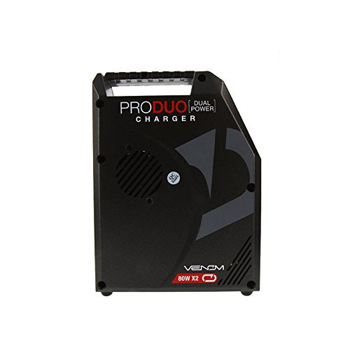 Venom 7.2V 5000mAh 6-Cell NiMH Battery with Universal Plug System and Venom Pro Duo 80W X2 Dual AC/DC 7A LiPo & NiMH RC Battery Balance Charger Combo
