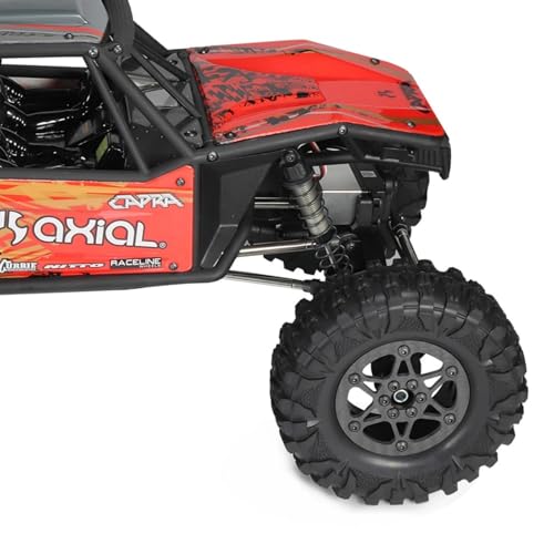 2.2 Beadlock Carbon Fiber Wheels Rims for 1/10 RC Crawler Cheater Rigs | Upgrade 4pcs,lightweight,beadlock no-glue design,For Capra SCX10 Pro TRX4 TF2 Element Enduro,improves climbing traction. - style: A