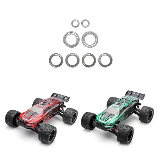 Double Rubber Seal for Xinlehong for 9115 9116 for GPTOYS for Foxx S911 S912 8Pcs Ball Bearing Set 1/12 rc Car Spare Parts Accessories