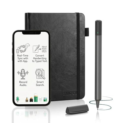 SyncPen Digital Notebook Smart Pen Set | Real Time Sync from Paper to App, Bluetooth Pen with OCR and Audio Recording | Gift for Students, Creators & Professionals