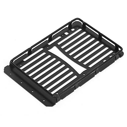 Oumefar RC Roof Rack, RC Luggage Carrier for for Axial SCX24 1/24 Remote Control RC Car, Metal Roof Rack for RC Car RC Crawler Accessories