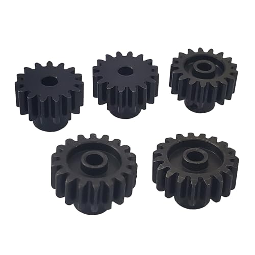 32P Pinion Gear 3.175mm Shaft 15T 16T 17T 18T 19T for RC Motor B | Steel Metal,Sturdy,With Hex Key - style: 15T 16T 17T 18T 19T