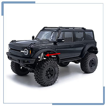 RC Shock Absorber 56mm Dampers, Red | Aluminum Alloy, Ajustable Shocks, For TRX4M Upgrades 1/18 Scale, RC Crawler Car, Accessories - color: Red