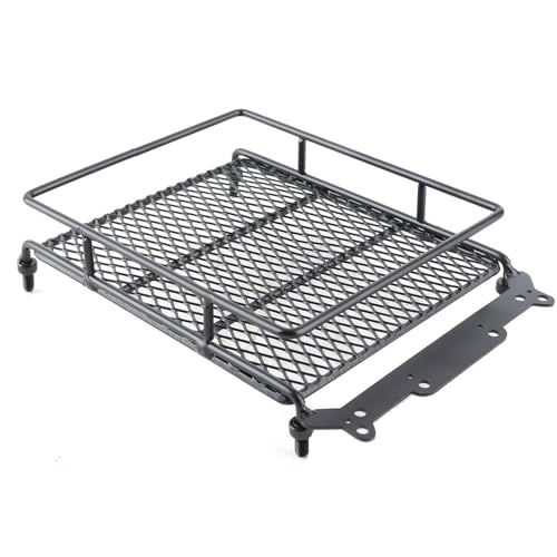 RC Crawler Car Metal Roof Rack Luggage Rack, Durable Accessories for 1/10 1/8 RC Crawler Car, Made of Metal Material (M(66x45x17cm/26x17.72x6.69in))