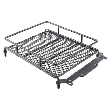 RC Crawler Car Metal Roof Rack Luggage Rack, Durable Accessories for 1/10 1/8 RC Crawler Car, Made of Metal Material (M(66x45x17cm/26x17.72x6.69in))