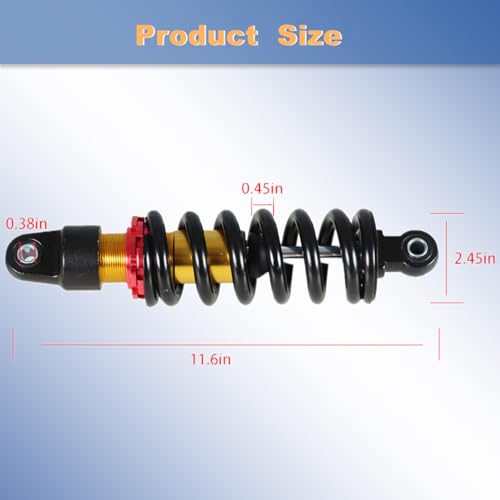 10.5 270mm Rear suspension Shock Absorber Spring Replacement for Central rear single off-road vehicle model