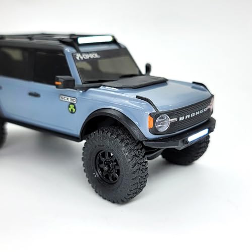 RC Car LED Roof Light Bar for Axial SCX30 1/30 Ford Bronco (Bronco Bumper Light) - color: Bronco Bumper Light