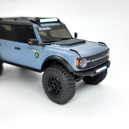 RC Car LED Roof Light Bar for Axial SCX30 1/30 Ford Bronco (Bronco Bumper Light) - color: Bronco Bumper Light