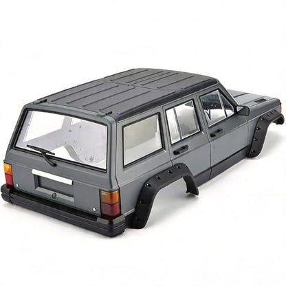 1/10 RC Crawler Hard Body Shell, 313mm Cherokee-Style, SCX10/TRX4 (Gray, SUV) - color: Gray