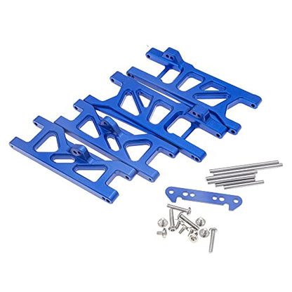 4Pcs Aluminum Front & Rear Suspension A Arms Set for 1/10 ECX 2WD Series RC Car Upgrade Parts-Replacement of ECX1018，ECX1019