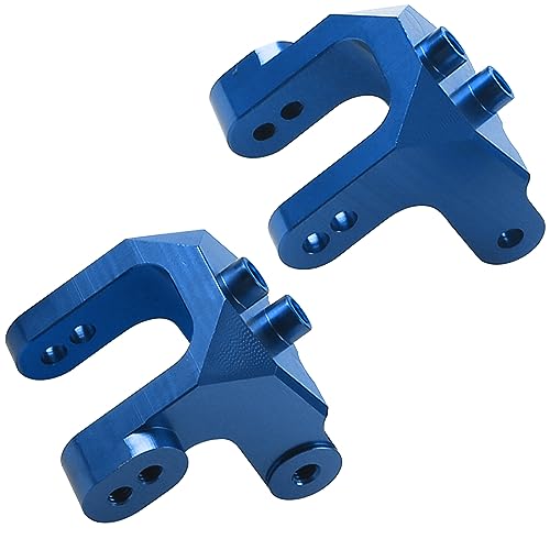 2Pcs Vgoohobby Aluminum Alloy Upper Shock Absorber Mount Bracket Compatible with 1/8 Losi LMT 4WD Solid Axle RC Monster Car (Blue)