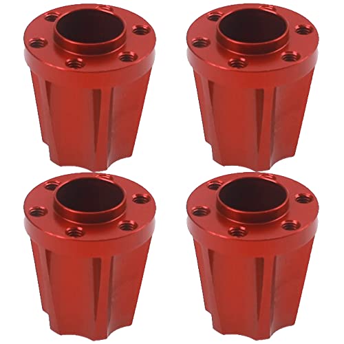 ShareGoo Aluminum 12mm Wheel Hex Hub Extension Adapter Compatible with 1.9 2.2inch Beadlock Wheel Rim Axial SCX10 TRX-4 Gen7 D90 1/10 RC Crawler Car (22mm) - size: 22mm