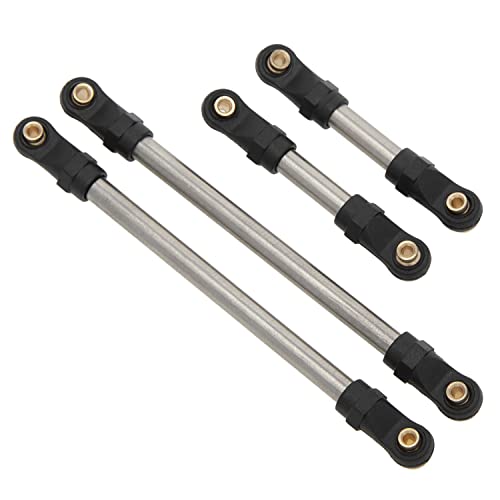 MEUS RACING SCX24 Links High Clearance Chassis Steering Links Set 10pcs 133.5mm Wheelbase for SCX24 Deadbolt AXI90081 B17 AXI00004 1/24 RC Crawler Car - size: 133.5mm
