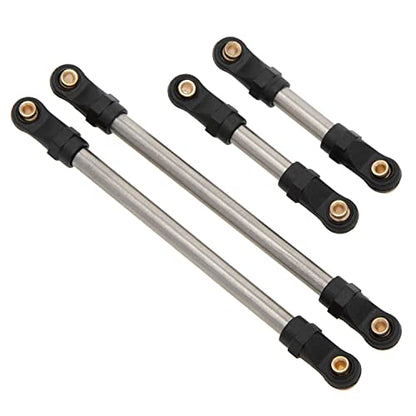MEUS RACING SCX24 Links High Clearance Chassis Steering Links Set 10pcs 133.5mm Wheelbase for SCX24 Deadbolt AXI90081 B17 AXI00004 1/24 RC Crawler Car - size: 133.5mm
