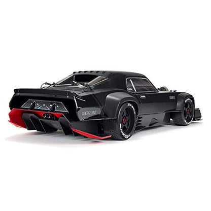 ARRMA 1/7 Felony 6S BLX Street Bash All-Road Muscle Car RTR (Ready-to-Run Transmitter and Receiver Included, Batteries and Charger Required), Black, ARA7617V2T1 - color: Black