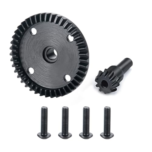 Carbon Steel Diff Gear 43T 10T Gearbox Differential Gears for Arrma | 1/8 Kraton/Notorious/Outcast/Talion 6S BLX /Typhon6S TLR 1/7 Fireteam/Mojave 6S BLX 4WD