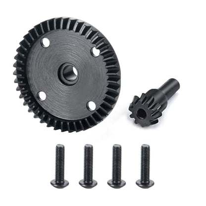 Carbon Steel Diff Gear 43T 10T Gearbox Differential Gears for Arrma | 1/8 Kraton/Notorious/Outcast/Talion 6S BLX /Typhon6S TLR 1/7 Fireteam/Mojave 6S BLX 4WD