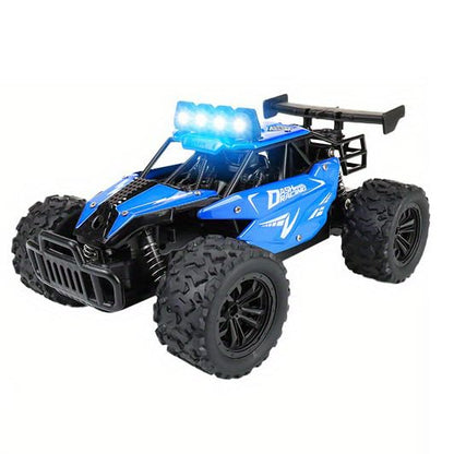 Remote Control Car Monster Truck Toys 1:16 Scale RC Car For Boys 2.4GHz High Speed 20 km/h With LED Headlights,Rechargeable RC Cars Gifts for Boys 4-7 8-12 Christmas, Beginner, Kids 6-12+ (Black) - color: Black