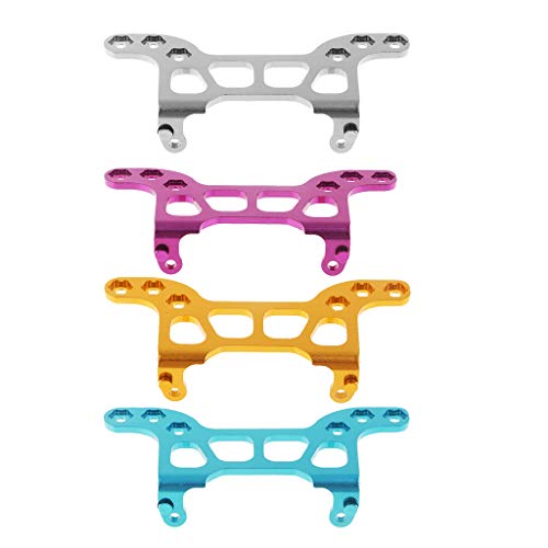 Parts & Accessories Aluminum Rear Body Post Mount Upgrade Parts for HSP 94122 94123 1/10 RC Cars - (Color: Silver, CN)