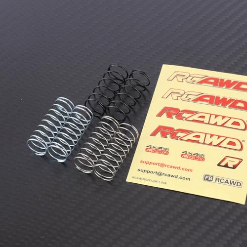 RCAWD 3 Set Front Shock Spring for Losi 1/16 Mini-B 1/18 Mini-T Series Upgrades Part