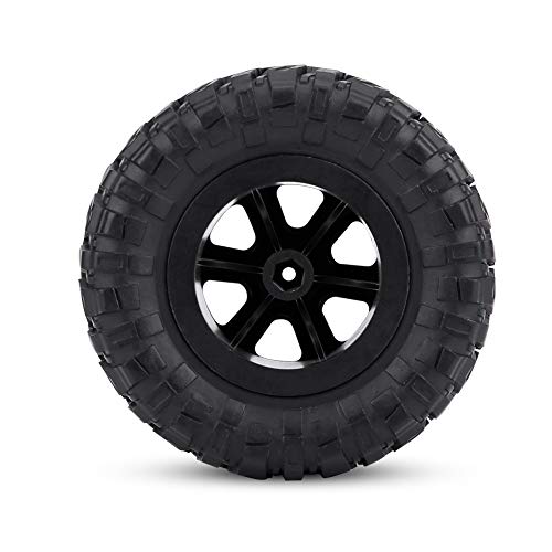 4 Pcs/Set 1:16 RC Crawler Tires, Rubber Plastic 1/16 RC Car Crawler Tires, Remote Control Car Wheels Accessory for 1.0 C24 Upgrades