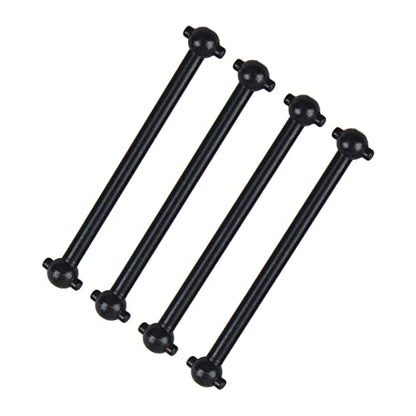 ShareGoo Steel Drive Shaft & Wheel Stub Axle Dogbones Adapter Axle Hub Compatible with WLtoys A959 A969 A979 K929 1/18 RC Car Buggy