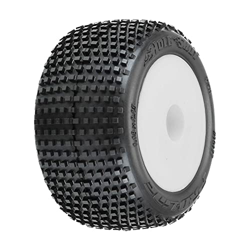 Pro-Line Racing Hole Shot Tires MTD White Mini-T 2.0 F/R PRO1017713 RC Tire
