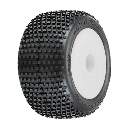Pro-Line Racing Hole Shot Tires MTD White Mini-T 2.0 F/R PRO1017713 RC Tire