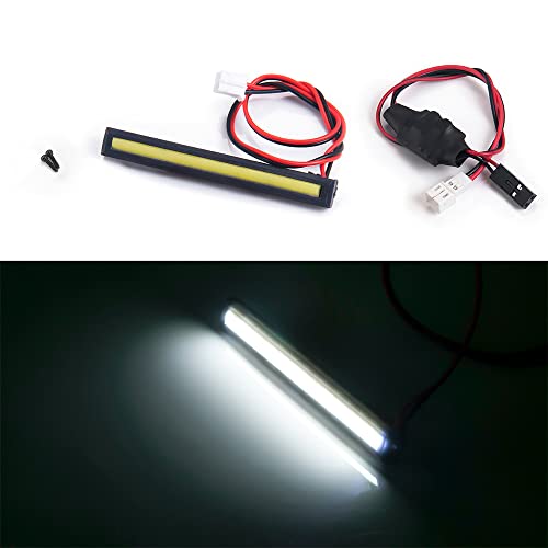1/24th RC Car Light Bar LED Roof Lamp White Color Upgrades for Axial SCX24 Deadbolt AXI90081 RC Crawler Car Accessories Parts