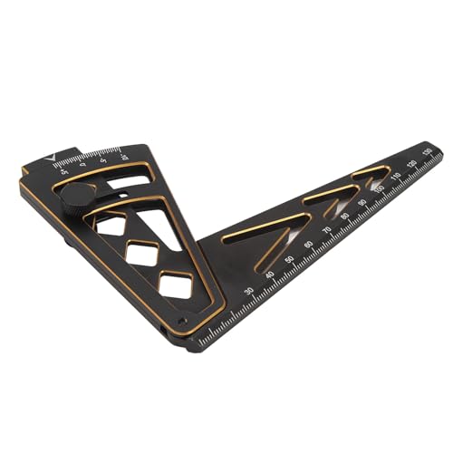 RC Car Inclined Ruler, Camber Gauge and Ride Height Measuring Tool, Multifunctional Multi Angle Gauge with Clear Scale for Remote Control Car Setup and Tuning