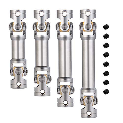 RC-Hub 1Pcs RC Driveshafts Metal Drive Shaft 45-50/47-57/55-67/60-80mm for 1:14 Tamiya Trailer Tractor Truck RC Crawler Car (47-57mm) - size: 47-57mm