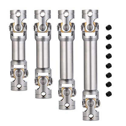 RC-Hub 1Pcs RC Driveshafts Metal Drive Shaft 45-50/47-57/55-67/60-80mm for 1:14 Tamiya Trailer Tractor Truck RC Crawler Car (47-57mm) - size: 47-57mm